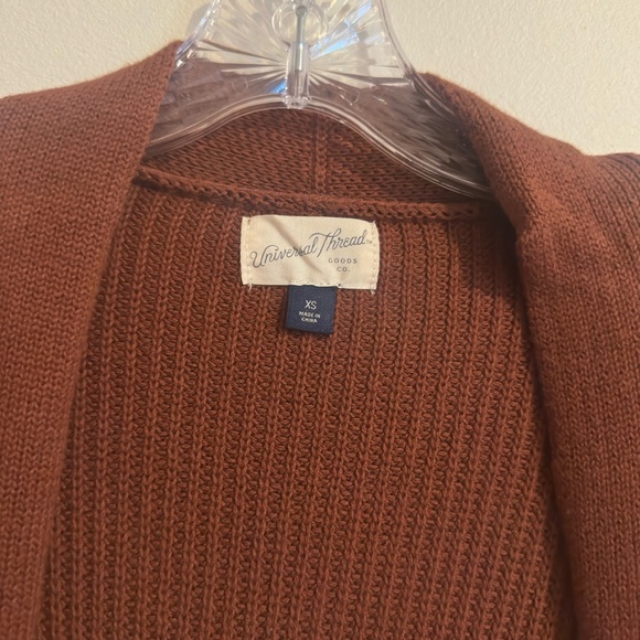 Universal Thread Rust Cardigan - Picture 2 of 2